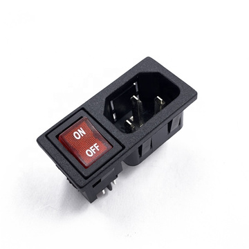 High quality IEC JR-101-1FSA1(15)-03 Electrical Switch Socket AC Power Socket Female Power Connector